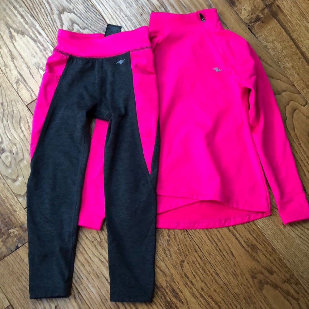 🔥3/$20.Athletic Works Girls' Active Legging and top
